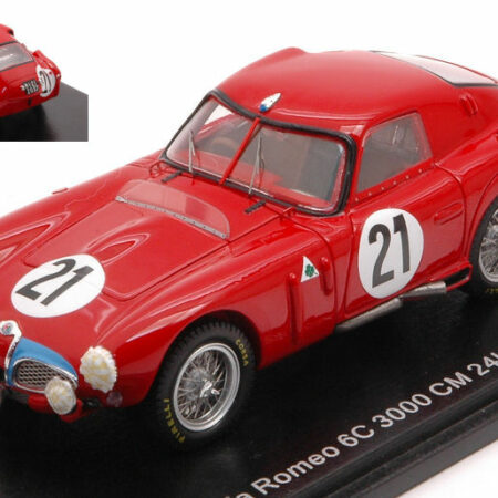 Spark Model ALFA ROMEO 6C 3000 CM N.21 LM 1953 C.SANESI-P.CARINI 1:43