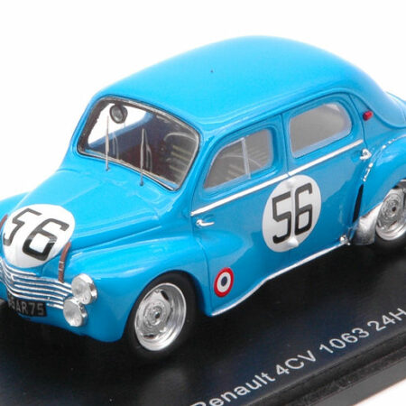 Spark Model RENAULT 4 CV N.56 LM 1952 J.E.VERNET-J.PAIRARD 1:43