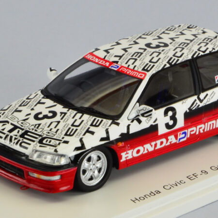 Spark Model HONDA CIVIC EF9 N.3 SUZUKA CIRCUIT TEST 1990 SATORU NAKAJIMA 1:43