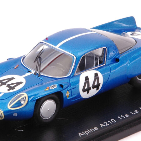 Spark Model ALPINE A210 N.44 22th LM 1966 J.CHEINISSE-R.DE LAGENESTE 1:43