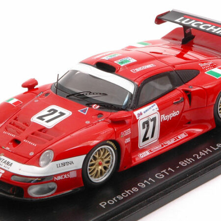 Spark Model PORSCHE 911 GT1 N.27 8th LM1997 PESCATORI-MARTINI-HERRMANN 1:43