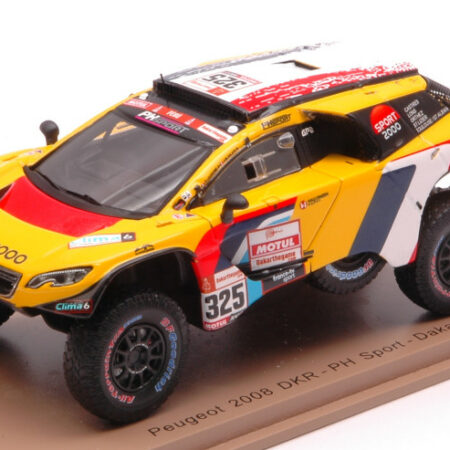 Spark Model PEUGEOT 3008 DKR N.325 DAKAR 2019 P.LACHAUME-J.M.POLATO 1:43