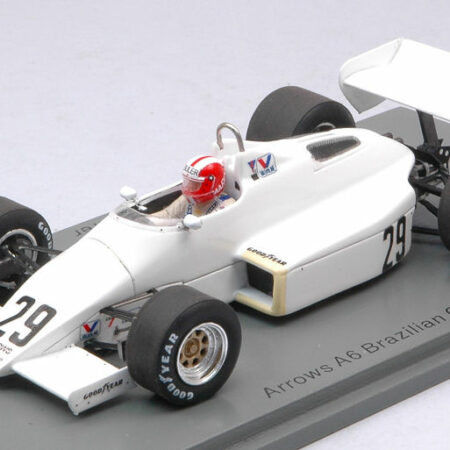 Spark Model ARROWS A6 MARC SURER 1983 N.29 BRAZILIAN GP 1:43