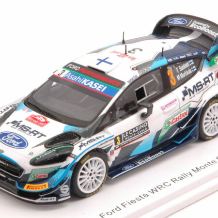 Spark Model FORD FIESTA WRCM N.3 MONTE CARLO 2021 T.SUNINEN-M.MARKKULA 1:43