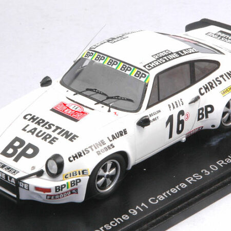 Spark Model PORSCHE 911 CARRERA N.16 MONTE CARLO 1978 B.BEGUIN-W.HURET 1:43