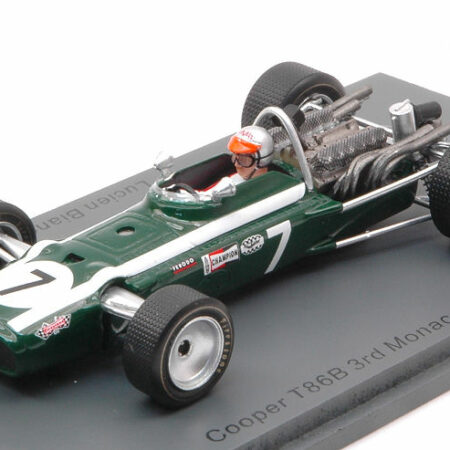 Spark Model COOPER T86B LUCIEN BIANCHI 1968 N.7 3rd MONACO GP 1:43