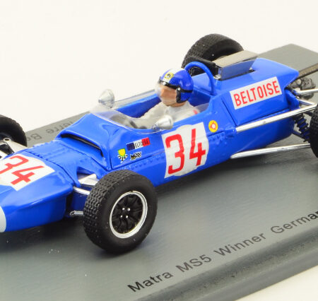 Spark Model MATRA MS5 JEAN-PIERRE BELTOISE 1966 N.34 WINNER F2 GERMAN GP 1:43