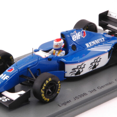 Spark Model LIGIER JS39B ERIC BERNARD 1994 N.25 3rd GERMAN GP 1:43