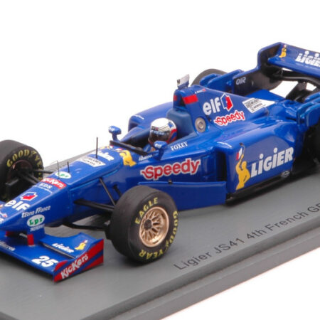 Spark Model LIGIER JS41 MARTIN BRUNDLE 1995 N.25 4th FRENCH GP 1:43