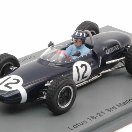 Spark Model LOTUS 18-21 GRAHAM HILL 1962 N.12 3rd MALLORY PARK 1962 1:43