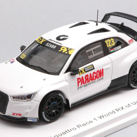 Spark Model AUDI SPORT S1 WRX N.123 ARAB EMIRATES 2019 KRISZTIAN SZABO 1:43