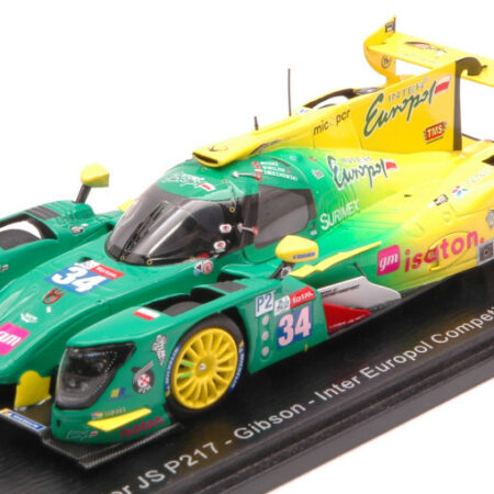 Spark Model LIGIER JS P217 GIBSON N.34 J.SMIECHOWSKI-J.WINSLOW-N.MOORE 1:43