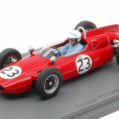 Spark Model COOPER T53 TIM MAYER 1962 N.23 US GP 1:43