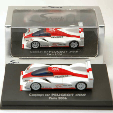 Spark Model PEUGEOT 908 PARIS 2006 1:87