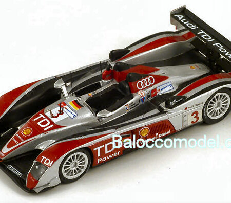 Spark Model AUDI R 10 N.3 4th LM 2008 1:87