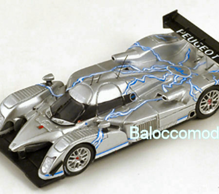 Spark Model PEUGEOT 908 HYBRID 2008 SILVER 1:87