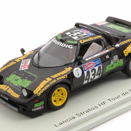 Spark Model LANCIA STRATOS HF N.434 TOUR DE FRANCE 1976 BRUNO SABY-F.CONCONI 1:43