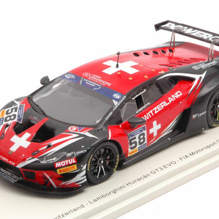 Spark Model LAMBORGHINI HURACAN GT3 N.58 VALLELUNGA 2019 C.LENZ-P.NIEDERHAUSER 1:43