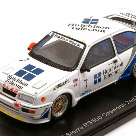 Spark Model FORD SIERRA RS500 COSWORTH N.7 2nd MACAU GUIA RACE 1989 ANDY ROUSE 1:43