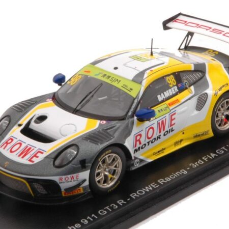 Spark Model PORSCHE 911 GT3 R N.98 3rd FIA GT WORLD CUP MACAU 2019 E.BAMBER 1:43