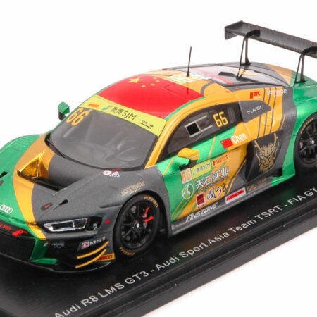 Spark Model AUDI R8 LMS N.66 FIA GT WORLD CUP MACAU 2019 W.CHEN 1:43