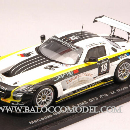 Spark Model MERCEDES SLS GT3 N.18 24H SPA 2013 HUMMEL-JANS-JAGER-CHRISTODOULOU 1:43