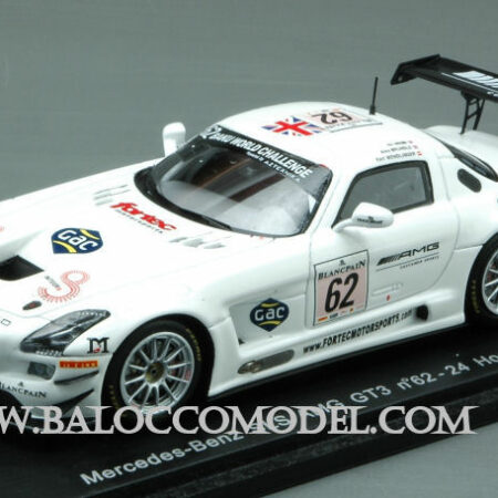 Spark Model MERCEDES SLS AMG GT3 N.62 31th SPA 2013 WEBB-WENDLINGER-BRUNDLE 1:43