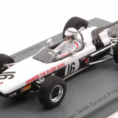 Spark Model MC LAREN M4A N.16 GP DE PAU F2 1968 GRAEME LAWRENCE 1:43