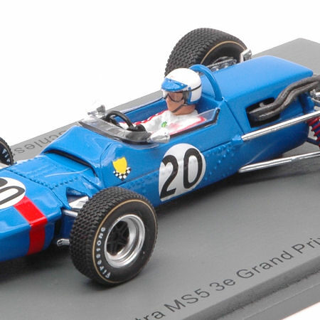 Spark Model MATRA MS5 N.20 3e GP DE ROUEN F2 1967 JO SCHLESSER 1:43