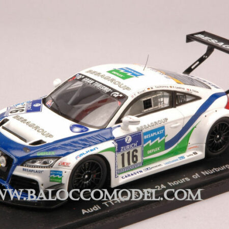 Spark Model AUDI TT-RS N.116 24H NURBURGRING 2012 KOVAC-TSCHORNIA-LESTRUP-THIIM 1:43