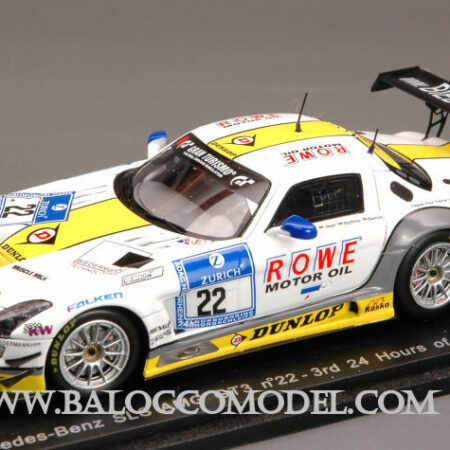 Spark Model MERCEDES SLS AMG GT3 N.22 3rd NURBURGRING 2013 1:43