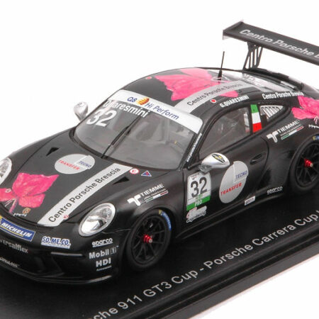 Spark Model PORSCHE 911 GT3 N.32 CARRERA CUP ITALIA CHAMPION 2018 G.QUARESMINI 1:43