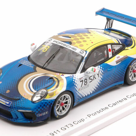 Spark Model PORSCHE 911 GT3 N.78 CARRERA CUP JAPAN CHAMPION 2018 T.KONDO 1:43