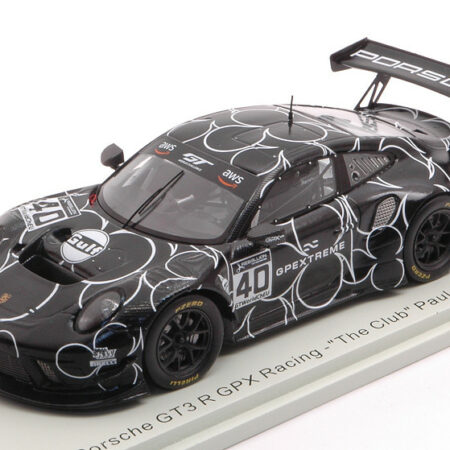 Spark Model PORSCHE GT3 R GPX RACING N.40 THE CLUB PAUL RICARD PRICARD PRACTICE 1:43