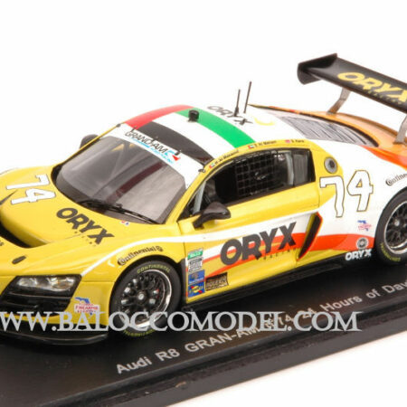 Spark Model AUDI R8 N.74 24H DAYTONA 2012 MASAOOD-MEHAIRI-KANE 1:43