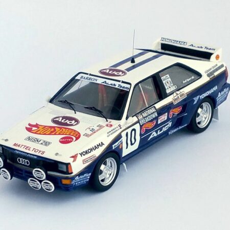 Trofeu AUDI QUATTRO N.10 NATIONAL BREAKDOWN RALLY 1987 BOSCH-HODGSON 1:43