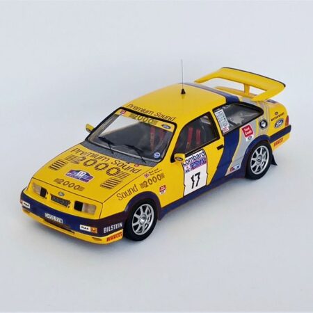 Trofeu FORD SIERRA RS COSWORTH N.17 17th RAC RALLY 1988 LOVELL-HARRYMAN 1:43