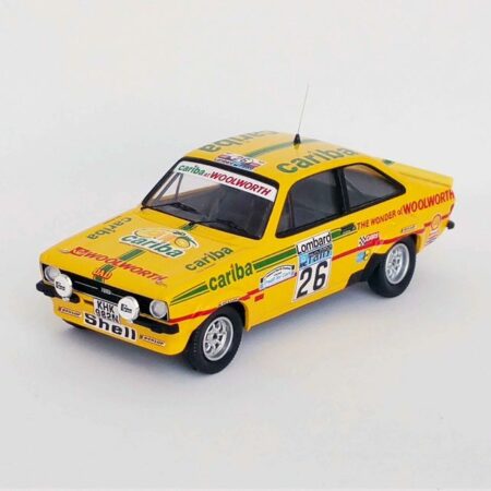 Trofeu FORD ESCORT MK2 5th RAC RALLY 1977 DAWSON-MARRIOTT 1:43