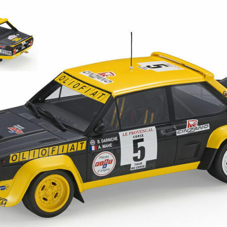 TopMarques FIAT 131 ABARTH N.5 WINNER RALLY TOUR DE COURSE 1977 DARNICHE-MAHE 1:18