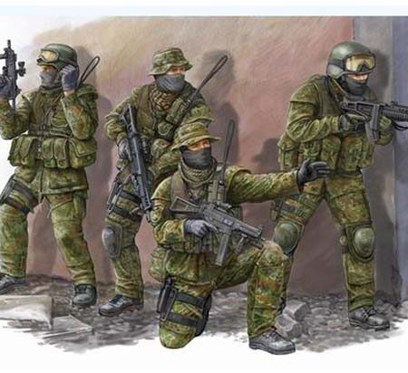 Trumpeter MODERN GERMAN COMMANDOS KIT 1:35