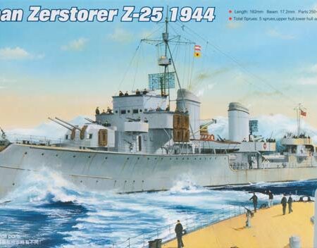 Trumpeter GERMAN ZERSTORSER Z-25 1944 KIT 1:700