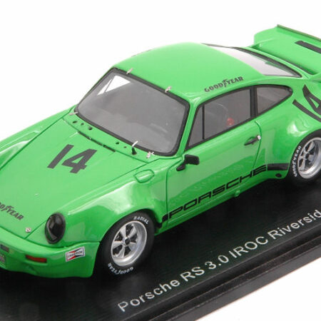 Spark Model PORSCHE RS 3.0 N.14 IROC RIVERSIDE 1973 EMERSON FITTIPALDI 1:43