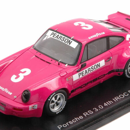 Spark Model PORSCHE RS 3.0 N.3 4th IROC DAYTONA 1974 DAVID PEARSON 1:43