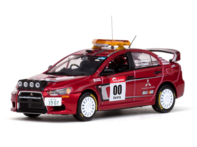 Vitesse MITSUBISHI LANCER EVO X N.00 JAPAN RALLY 2010 MYOSHI-ICHINO 1:43