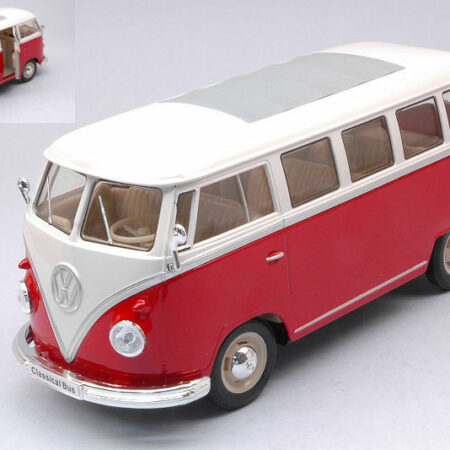 Welly VW T1 BUS 1962 RED/WHITE 1:24