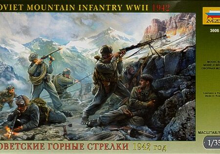 Zvezda SOVIET MOUNTAIN INFANTRY KIT 1:35