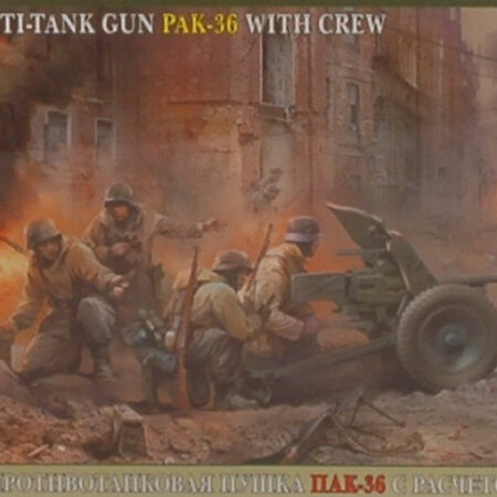 Zvezda GERMAN ANTI TANK GUN PAK KIT 1:35