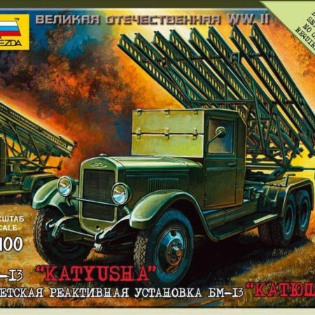 Zvezda KATJUSHA SOVIET ROCKET LAUNCHER KIT 1:100