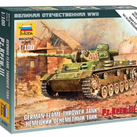 Zvezda PANZER III FLAMETHROWER KIT 1:100