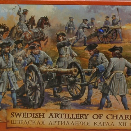 Zvezda SWEDISH ARTILLERY OF CHARLES XII KIT 1:72